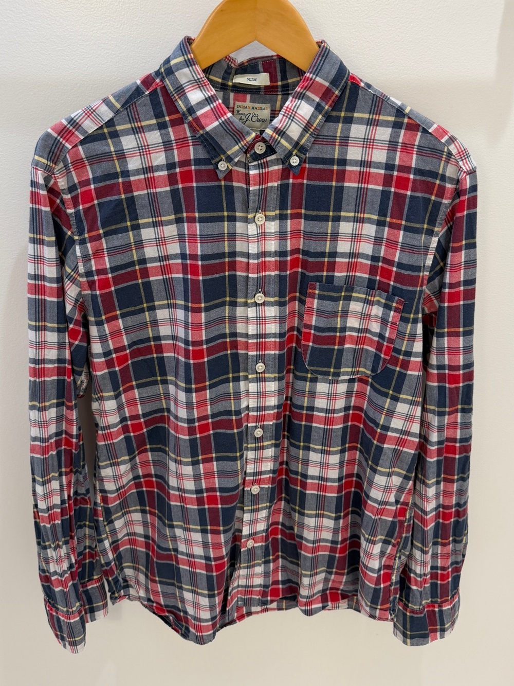 J Crew Madras Shirt